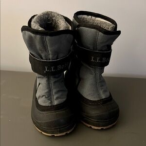 L.L. Bean Gray Toddler Winter Boots Sz 6